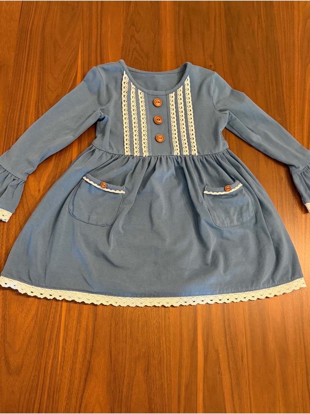 Stitchy Fish Serendipidy Brand Girls 2-3T Navy Dress